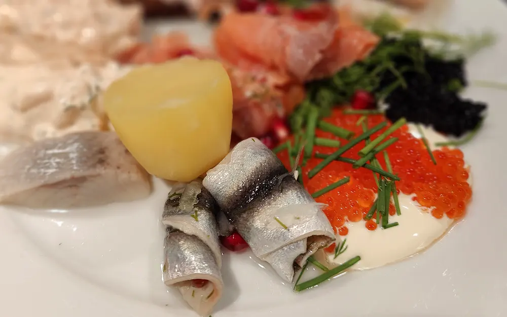 Marinated Baltic herring