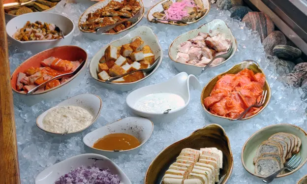 Finland fish buffet